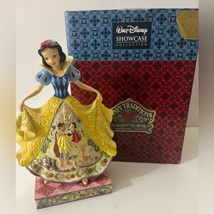 Disney Showcase Snow White Figurine in Original Box, 4007992 Jim Shore VTG